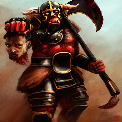 Dharuk Warrior by Stephen Cousins