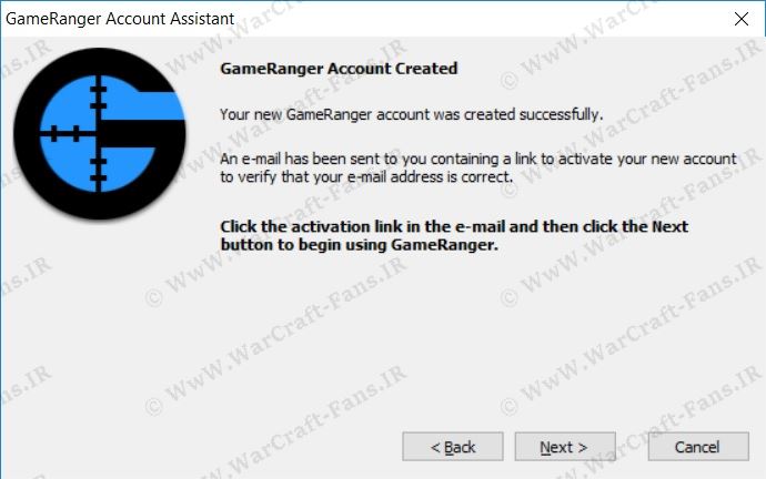 آموزش ساخت اکانت در GameRanger