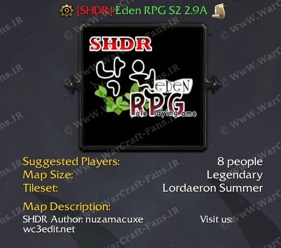 SHDR eden rpg 2.9a دانلود مپ