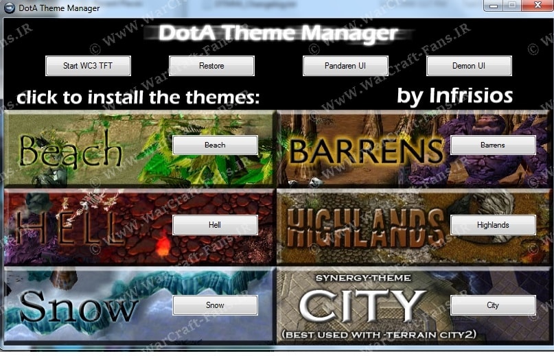 dota theme manager دانلود