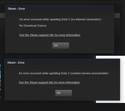 Steam Error Content Severs Unreachable حل مشکل